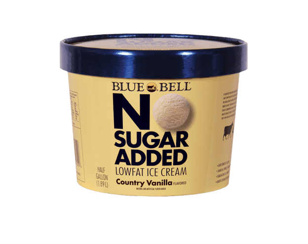 Blue Bell No Sugar Added Country Vanilla