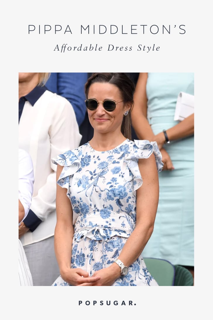 Pippa Middleton Ruffle Sleeve Dress Cheap 2019