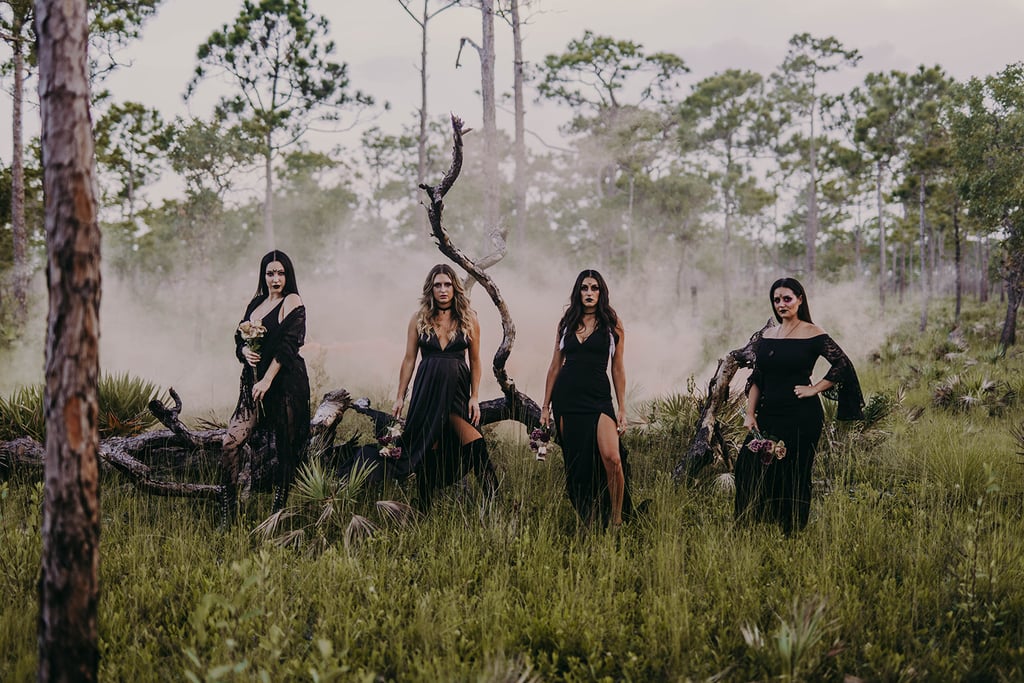 Witch-Inspired Halloween Wedding Shoot​