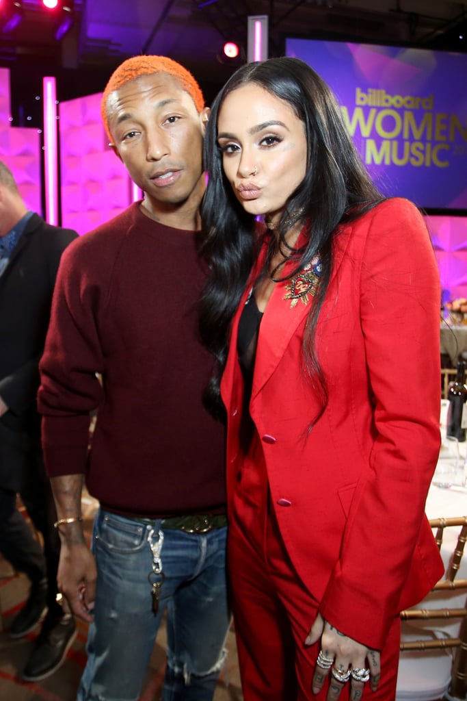 Pictured: Pharrell Williams and Kehlani