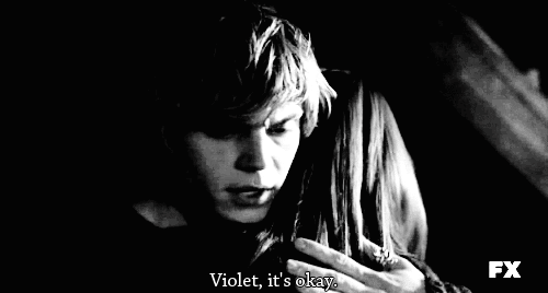 american horror story violet and tate gifs