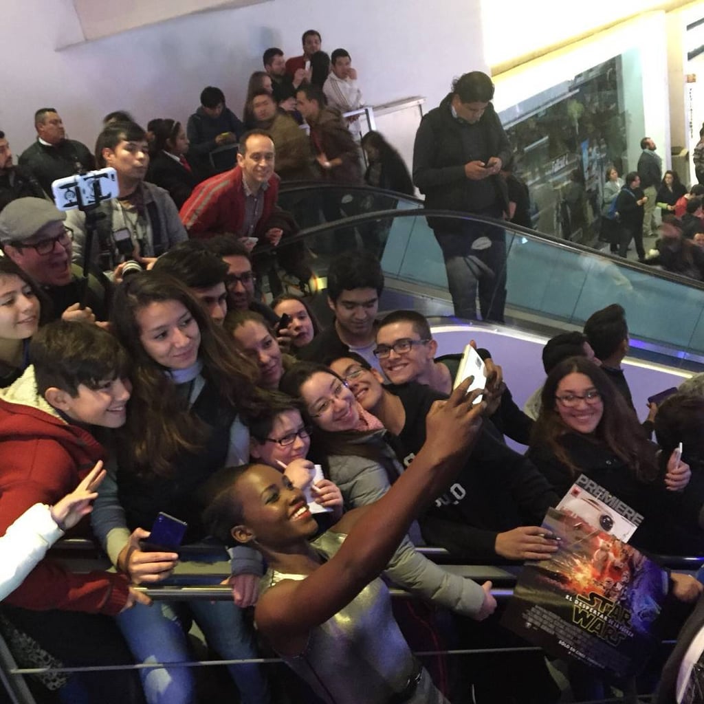 "My first @starwars fan event. México, ¡Gracias a todos para venir y disfrutar con nosotros! #TheForceAwakens #internationalflex (photo: @dilokritbarose)"