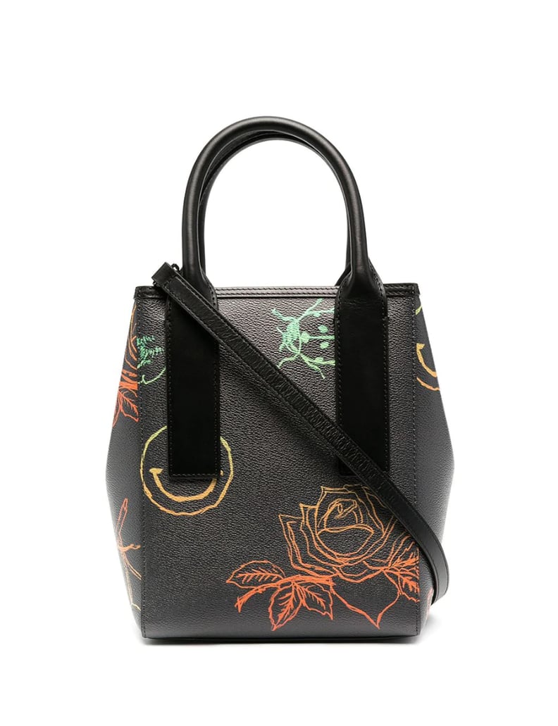 Ganni Graphic Print Tote Bag