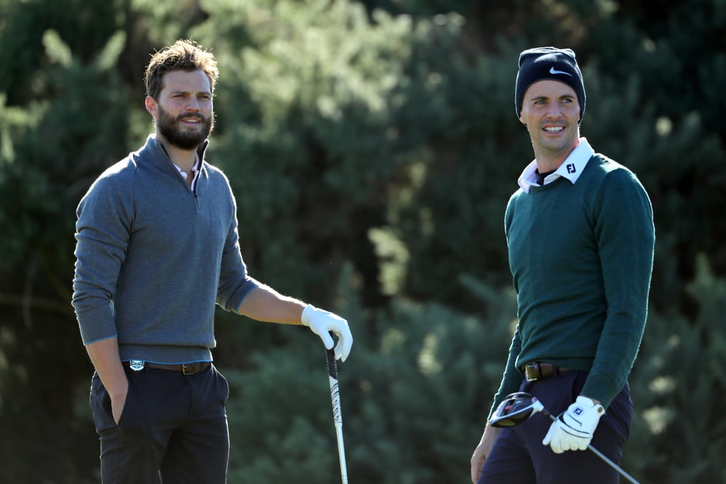 Jamie Dornan Golfing in Scotland October 2016