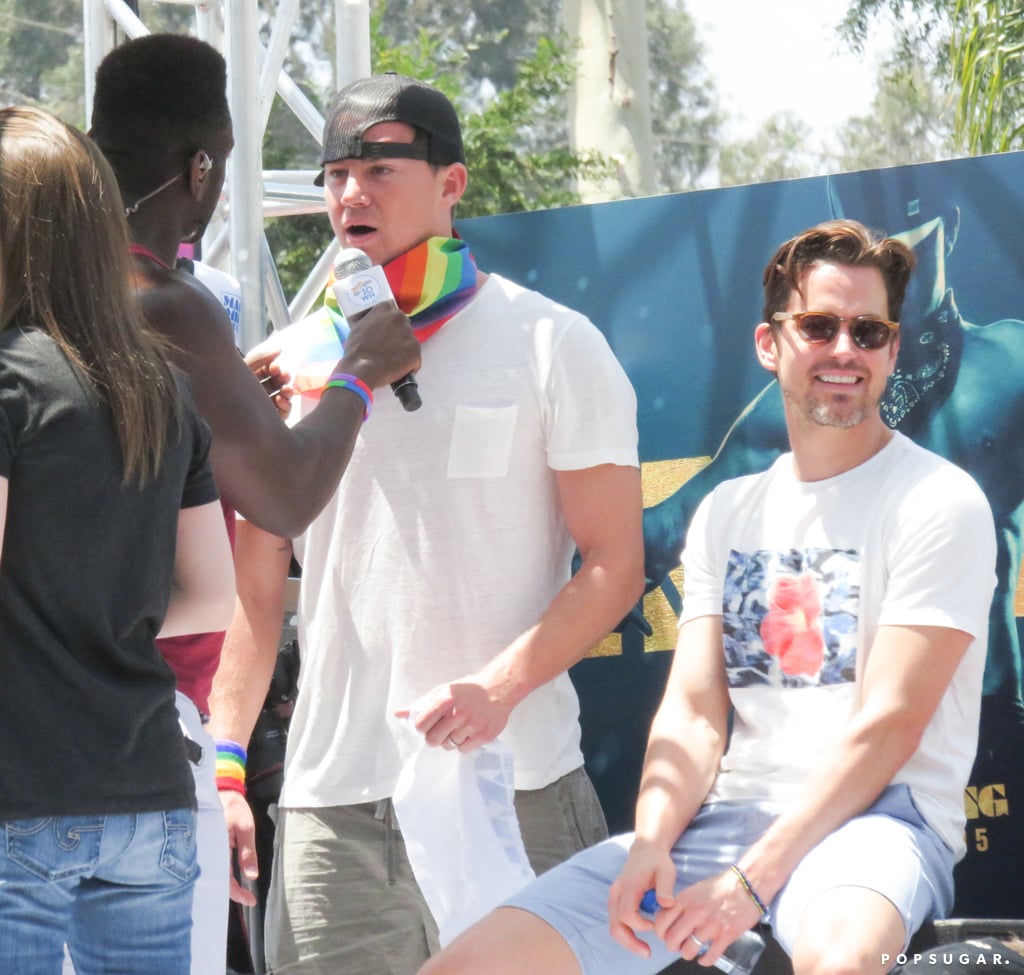 Channing Tatum at LA Gay Pride Parade 2015