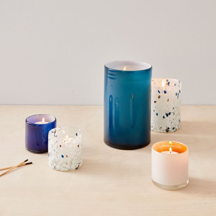 West Elm Mixed Pattern Glass Votives