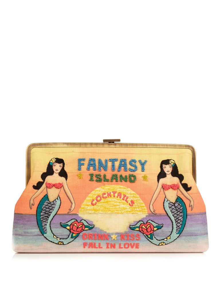 "I've been eyeing this Sarah's Bag clutch ($582) for the longest time, and not just because the brand and I share the same name. Everyone knows that mermaids are my spirit animal and I totally love a cocktail on the beach. I'd wear this year round, but there's no buy more appropriate for hanging onto Summer a little longer." — Sarah Wasilak, editor, Fashion