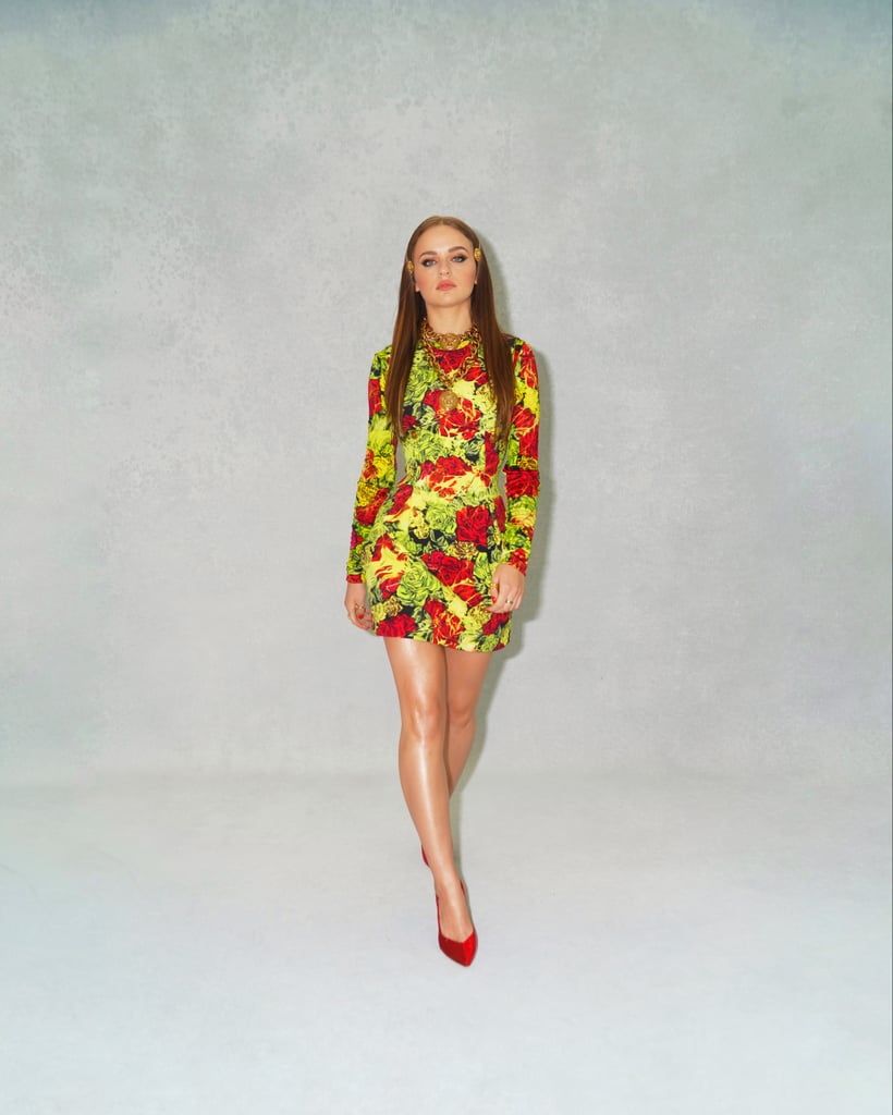 Joey King's Floral Versace Dress at MTV VMAs 2020