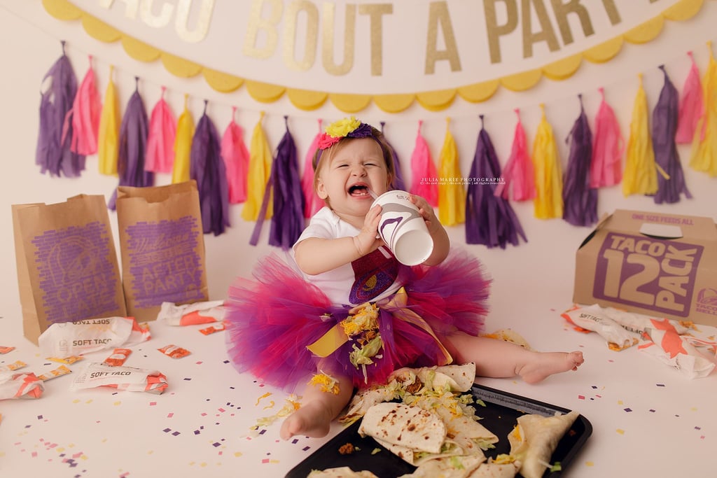 Baby's Taco Bell Cake Smash
