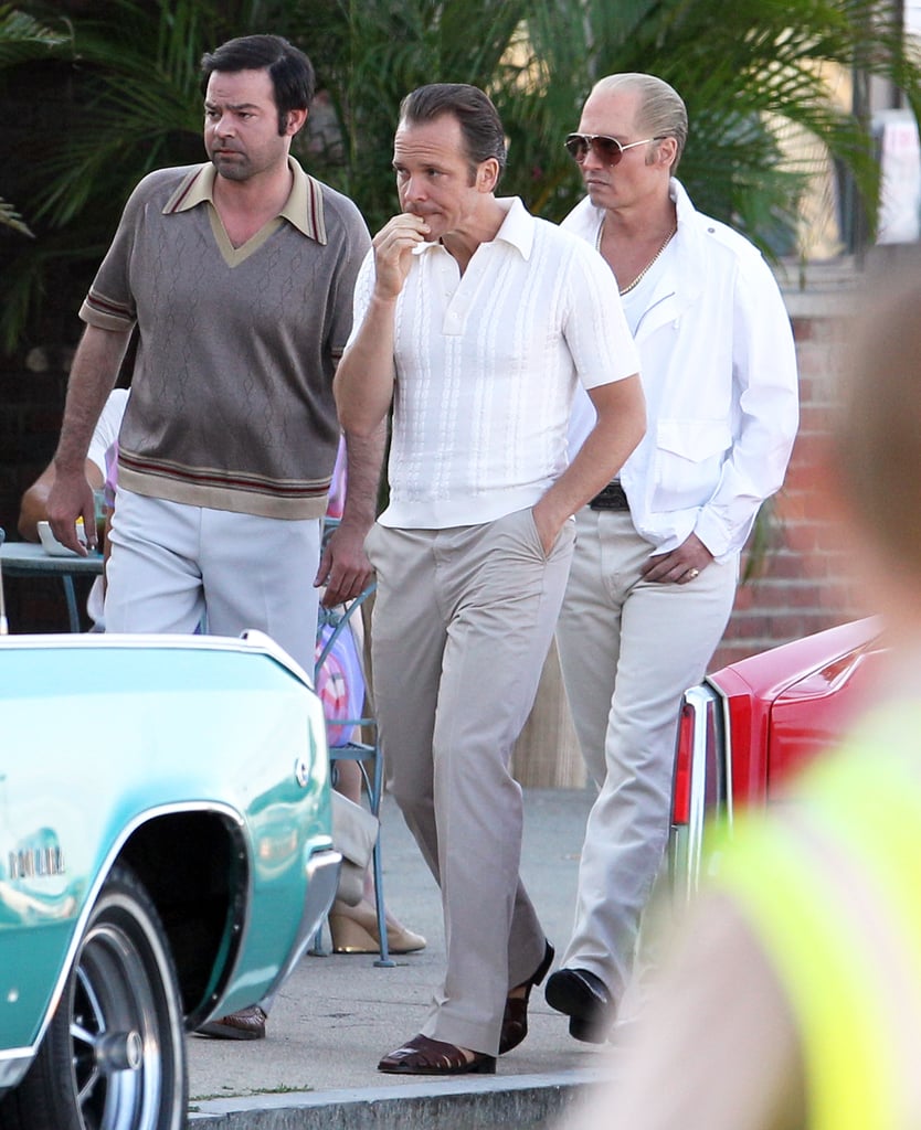 Johnny Depp Balding as Whitey Bulger on Black Mass Set