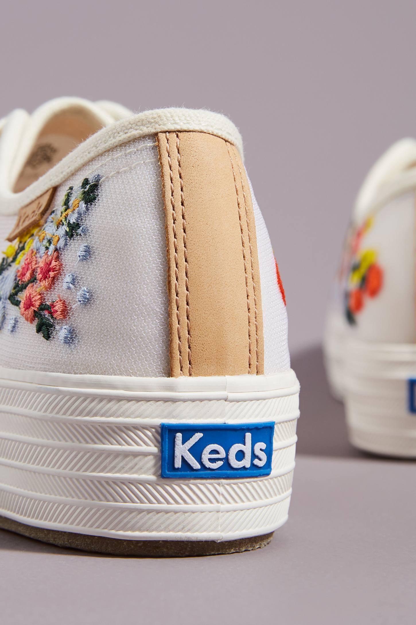 keds embroidered sneakers