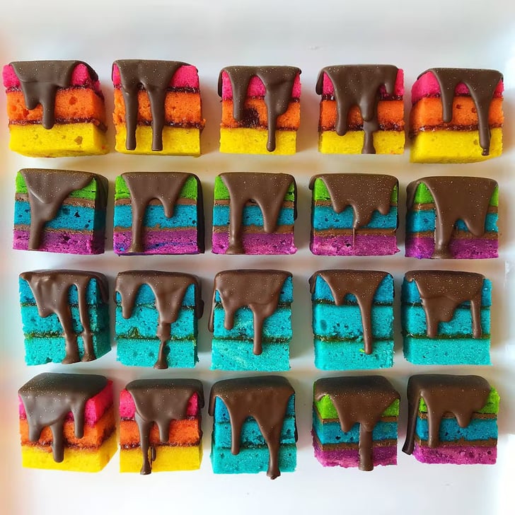 A Colorful Treat Zola Bakes Rainbow Cookies Assorted Fillings The