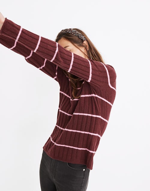 Striped Evercrest Turtleneck Sweater