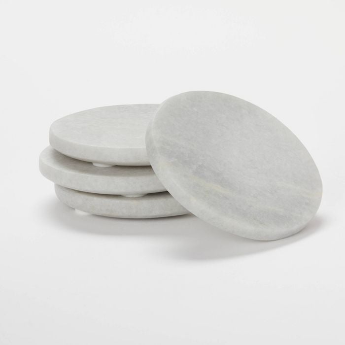 Dress Up Your Drinks: Threshold Designed With Studio McGee Marble Coasters