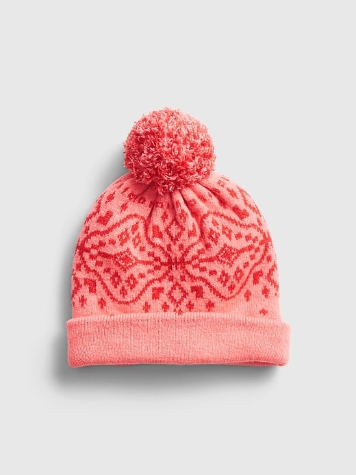 Gap Fair Isle Pom Beanie