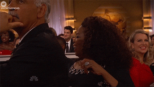 "Our next presenter is known by only one name, Winfrey!" — Tina, calling out Oprah in 2015