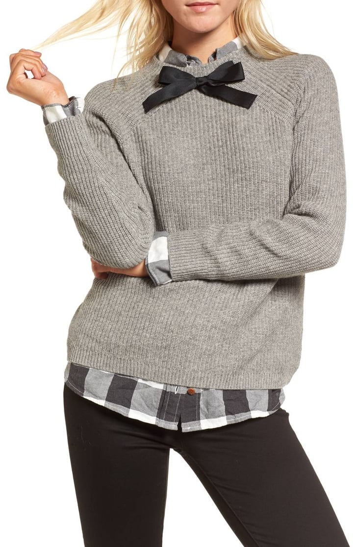 J.Crew Gayle Tie Neck Sweater Best Sweaters For Women POPSUGAR