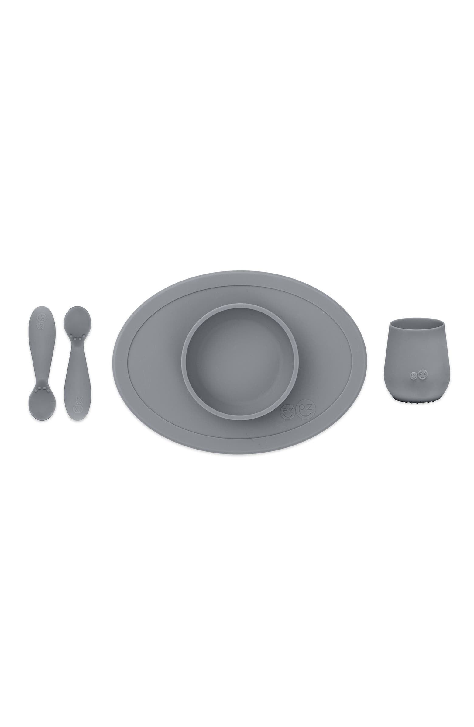 ezpz - First Foods Set (Pewter)