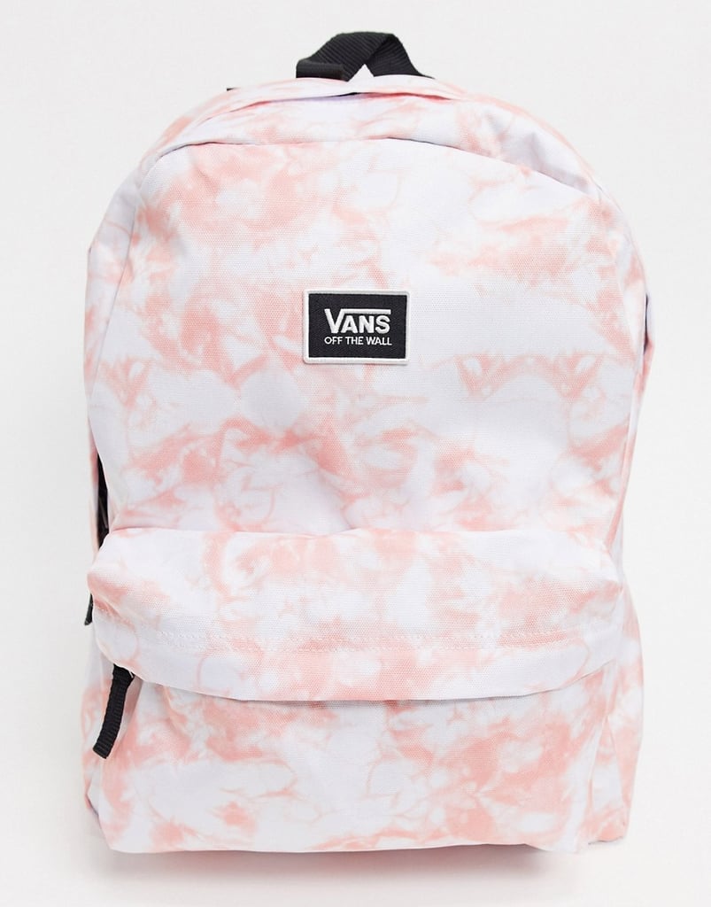 vans pink school bag