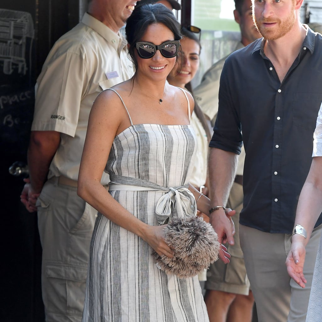 Meghan markle striped jumpsuit Clearance