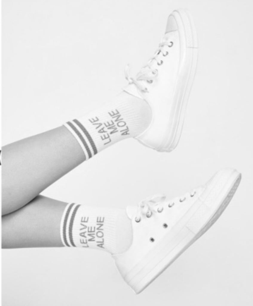 High Heel Jungle Leave Me Alone Cotton Socks
