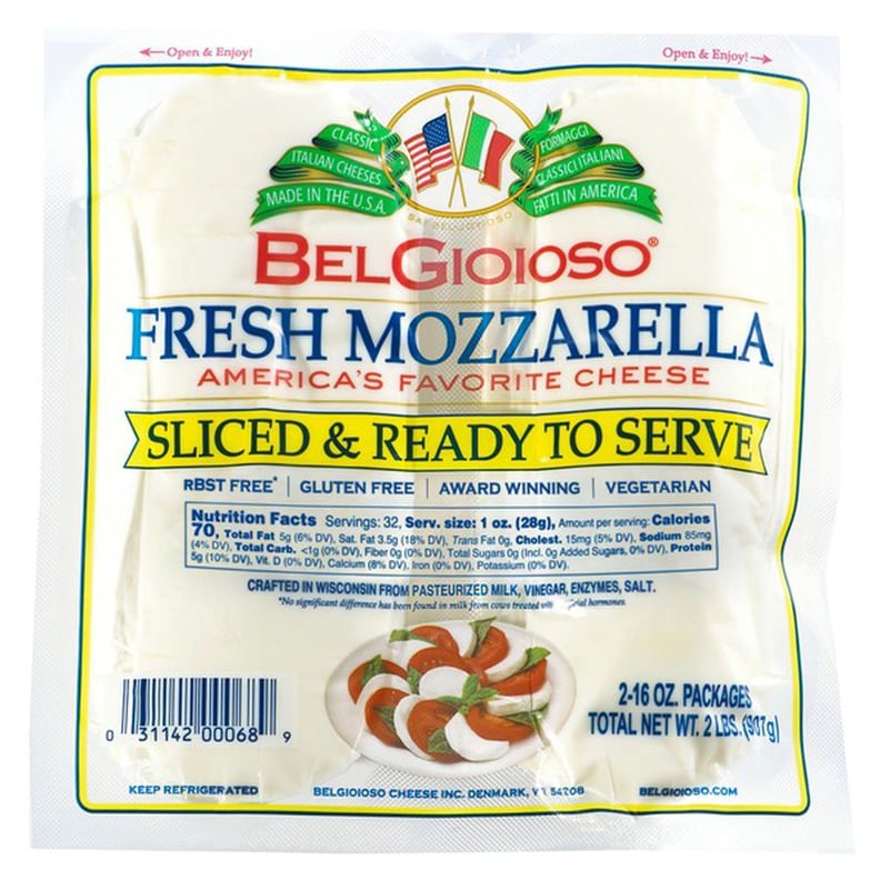 BelGioioso Cheese Mozzarella Fresh Slices ($10)