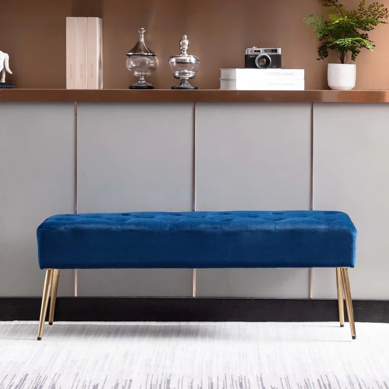 An Accent Bench: Mercer41 Aghvarth Upholstered Bench