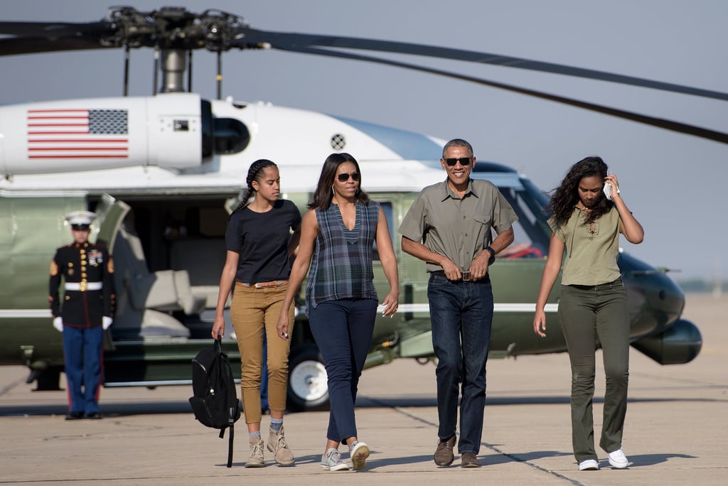 In June 2016, the Obama family looked primed to explore while celebrating the 100th anniversary of the creation of America's national park system in New Mexico, and we're not sure if Barack has ever looked more dad-like.