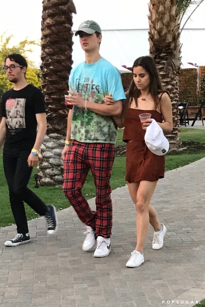 Ansel Elgort and Violetta Komyshan