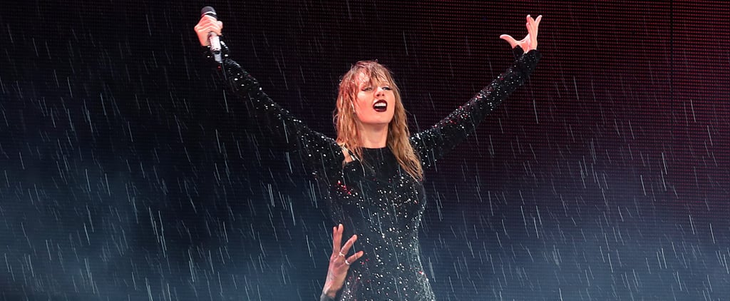 Taylor Swift Ripping Off Eyelashes at Sydney Concert