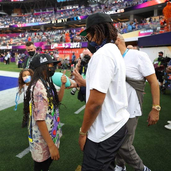 JAY-Z Attends Super Bowl 2022 With Daughter Blue Ivy Carter