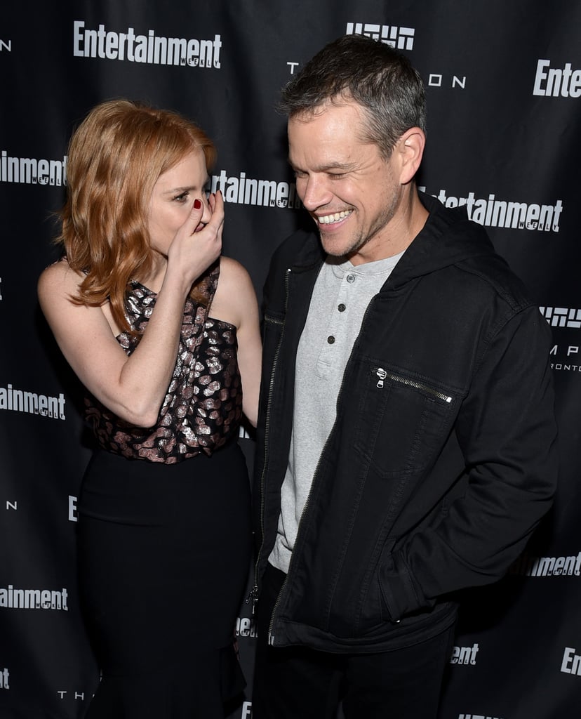 Jessica Chastain and Matt Damon