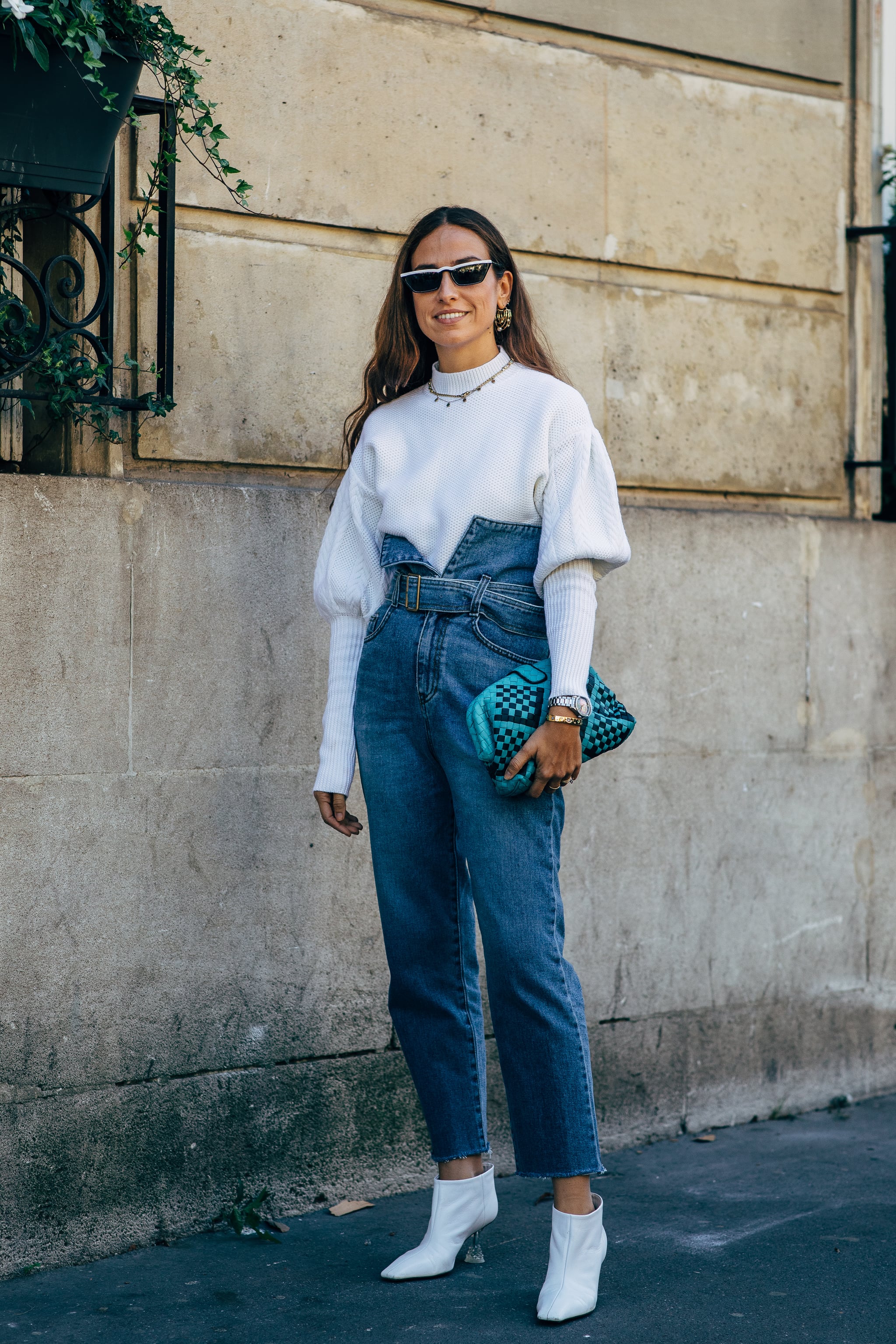 Invest in high-waisted denim — they're an outfit game-changer