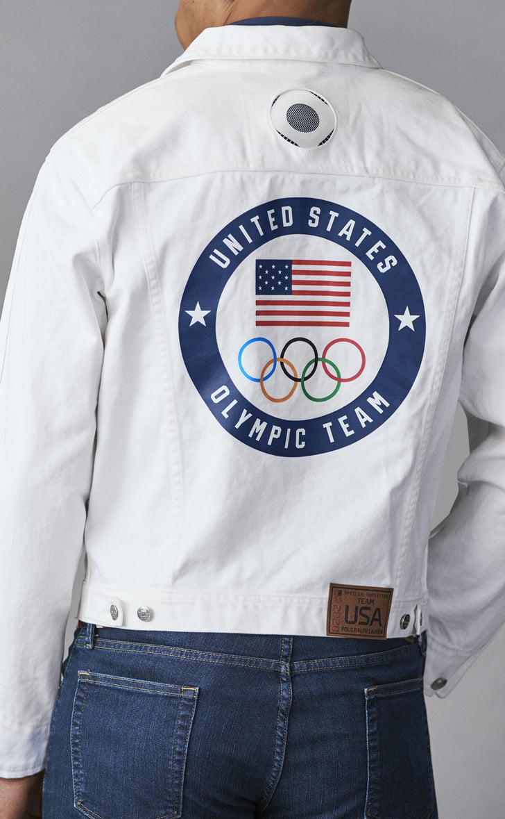 Team USA Opening Ceremony Outfit Back of Flag Bearer Jacket See Team
