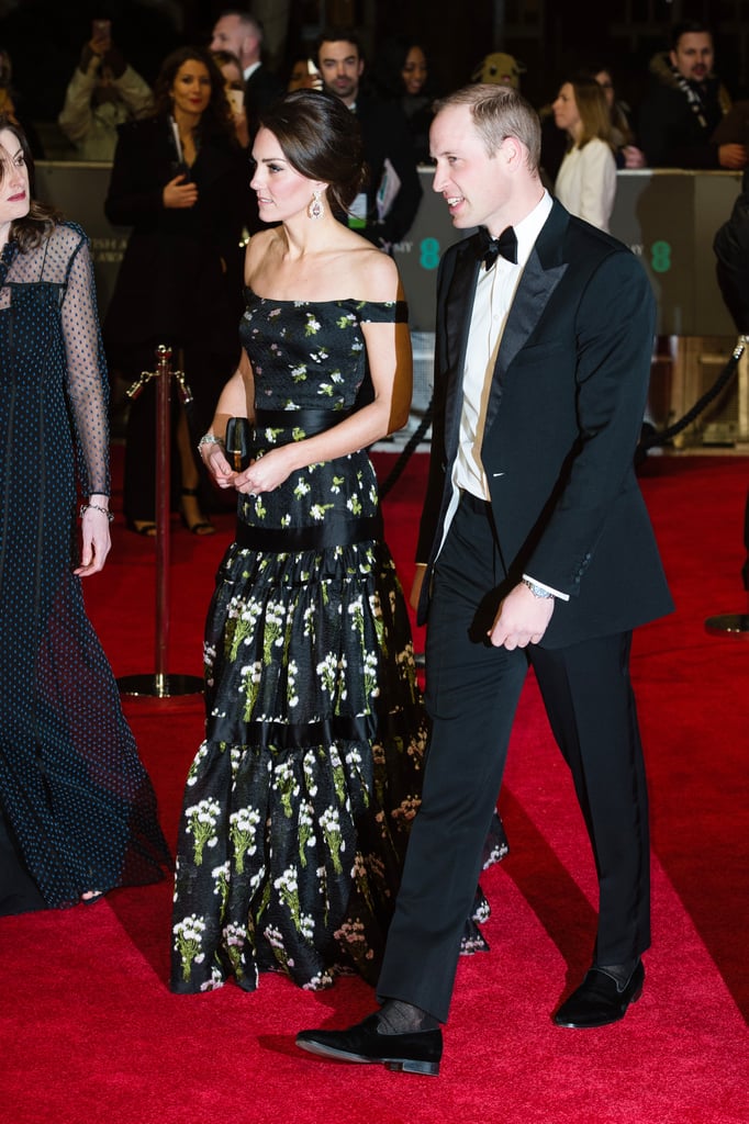 Prince William and Kate Middleton at the BAFTA Awards