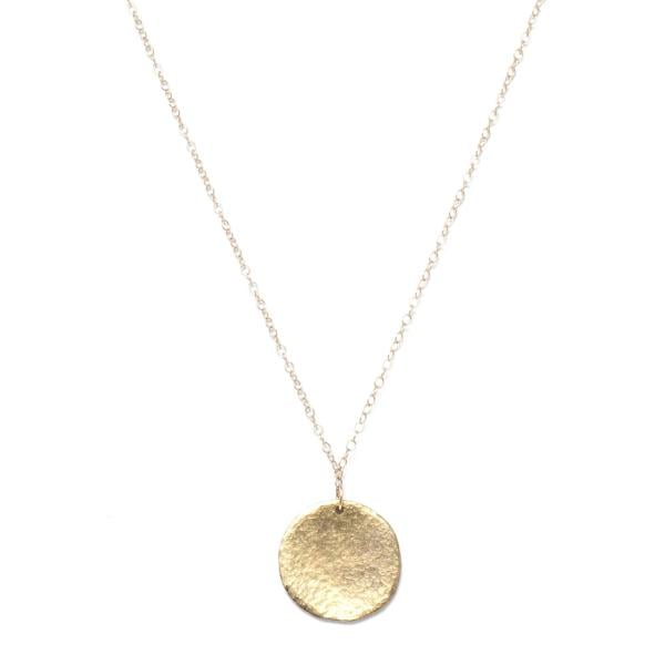 Alicia Marilyn Hammered Coin Necklace