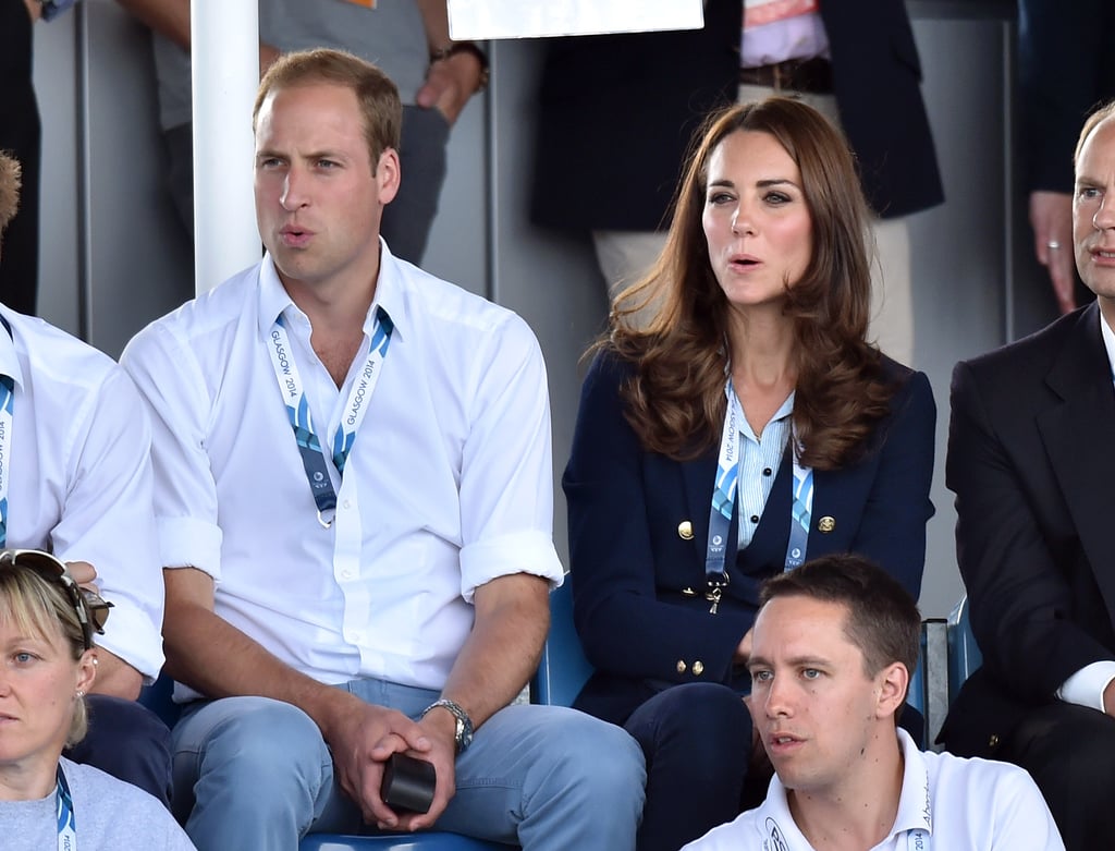 The Duke and Duchess of Cambridge at Commonwealth Games 2014