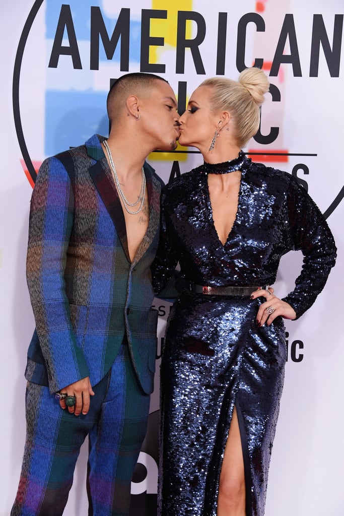 Ashlee Simpson and Evan Ross at 2018 American Music Awards