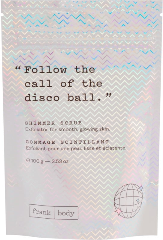 For a Spa Treatment: frank body Shimmer Scrub