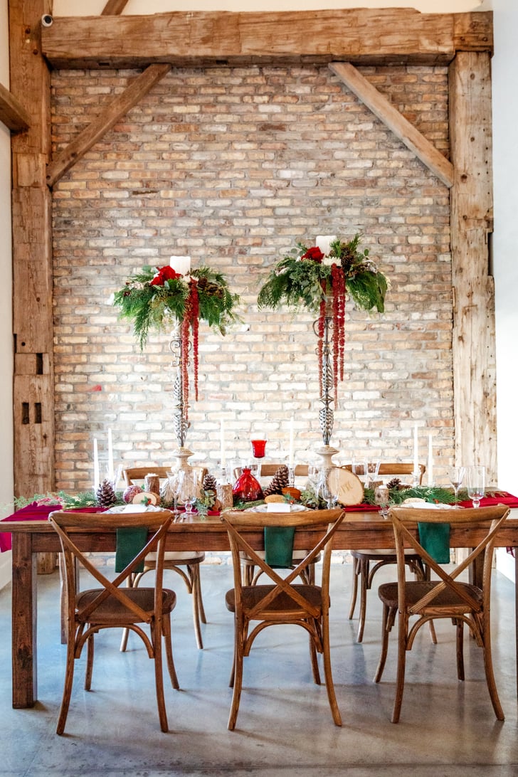 Modern Farmhouse Christmas Wedding Ideas Popsugar Love And Sex Photo 35