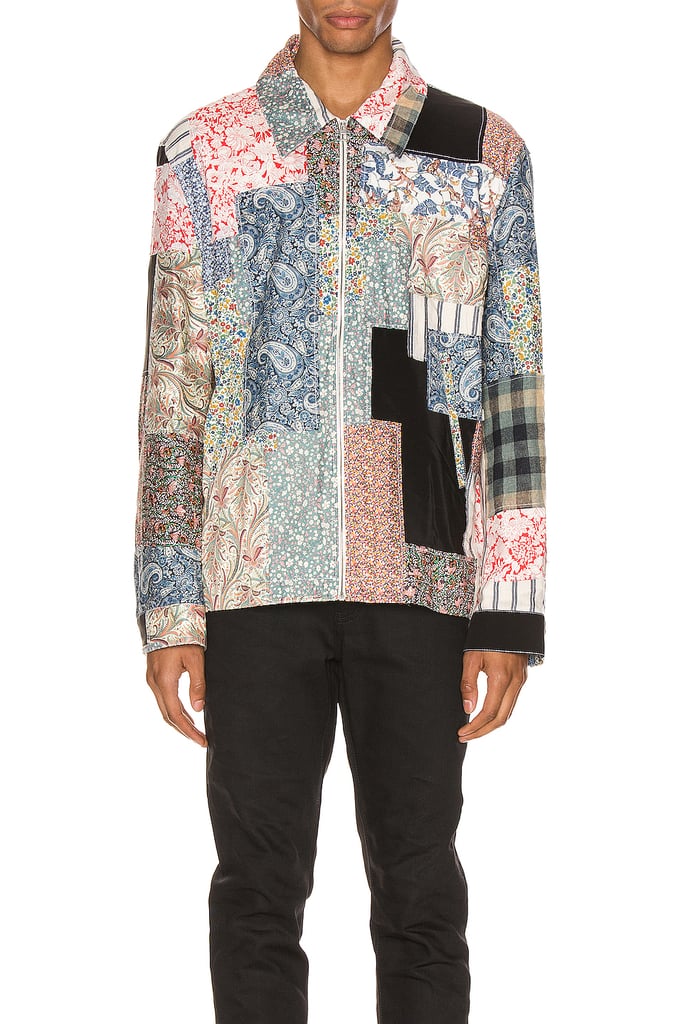 Loewe Zip Patchwork Jacket in Multi