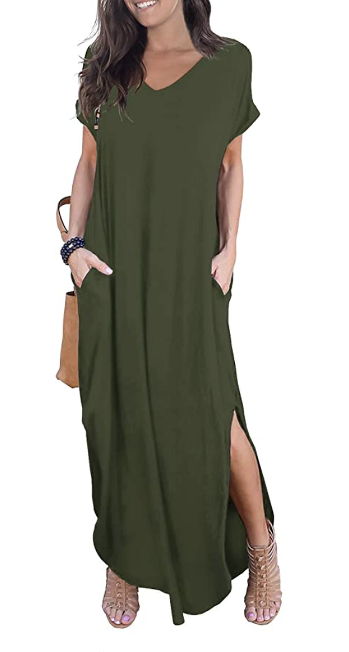 T Shirt Maxi Dress Amazon Maxi Dress Outfit T Shirt Dress Casual Casual Tee  Shirt Dress