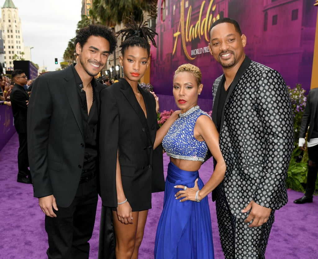 Will Smith and His Family at the Aladdin Premiere 2019