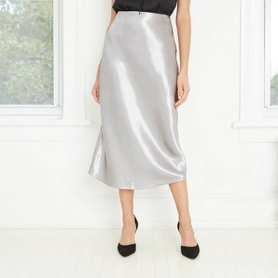 A New Day Women's Slip A-Line Maxi Skirt