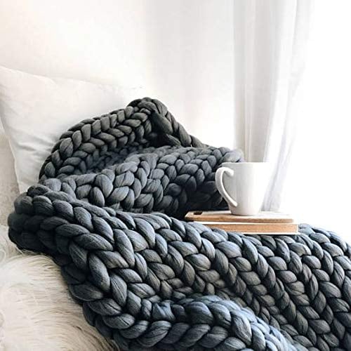 Hygge Cwtch Chunky Knit Blanket Throw Hygge Home Decor On