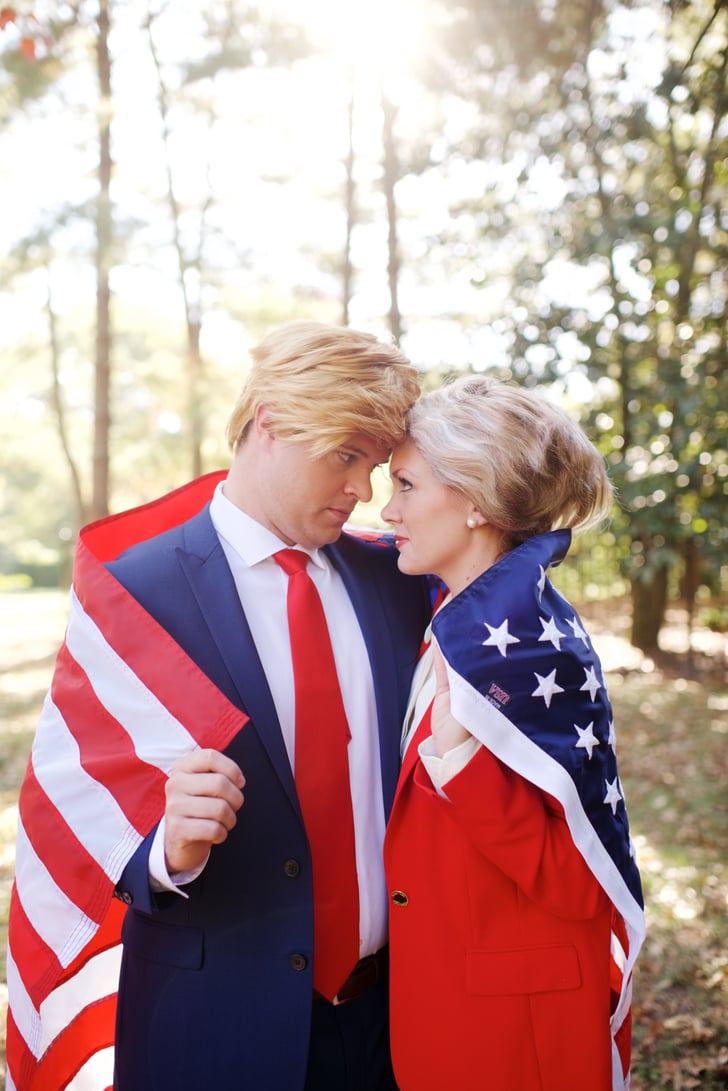 Donald Trump and Hillary Clinton Engagement Shoot