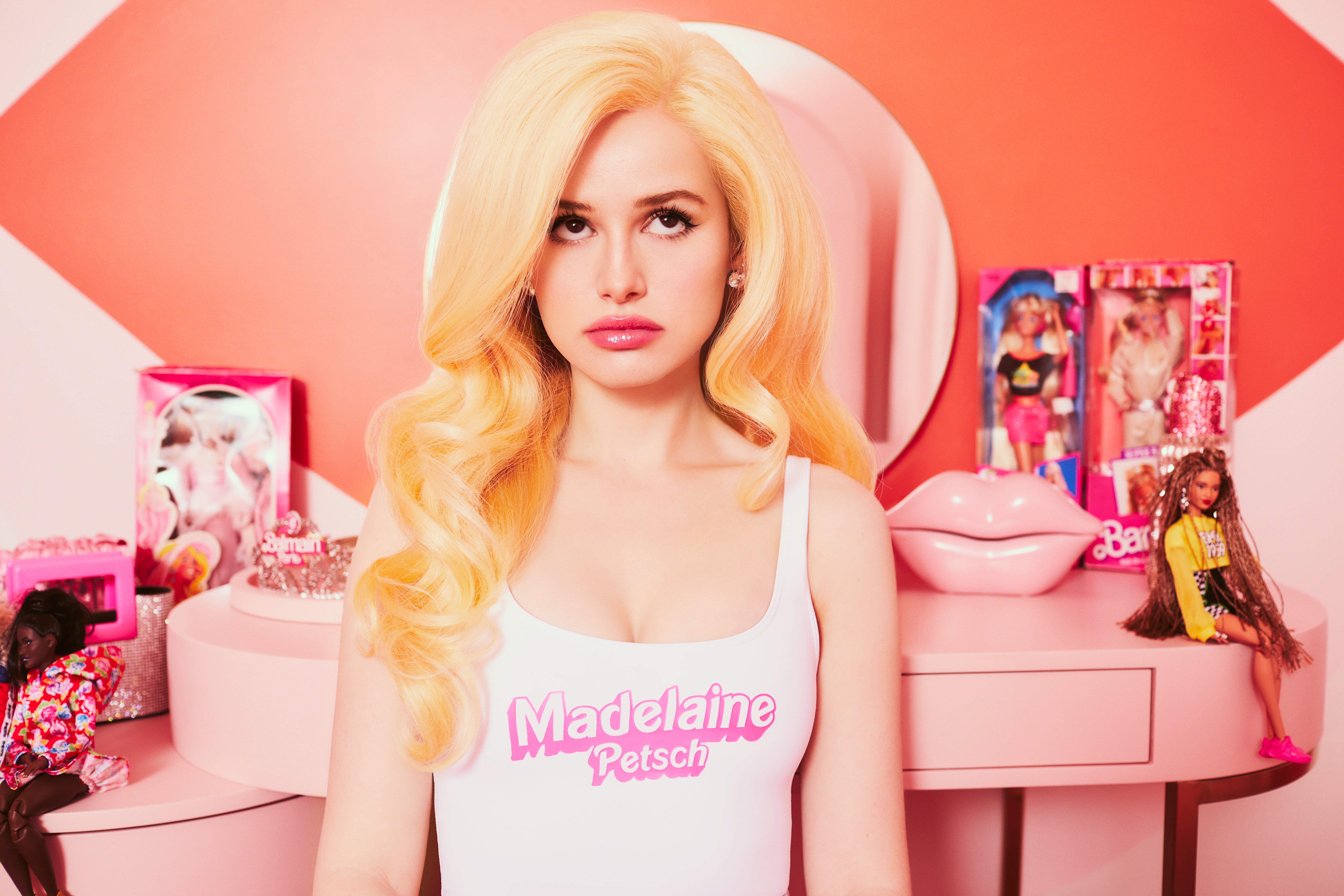 Madelaine Petsch's Blond Barbie Hairstyle