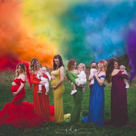 Moms Gathered For a Rainbow Baby Photo Tribute
