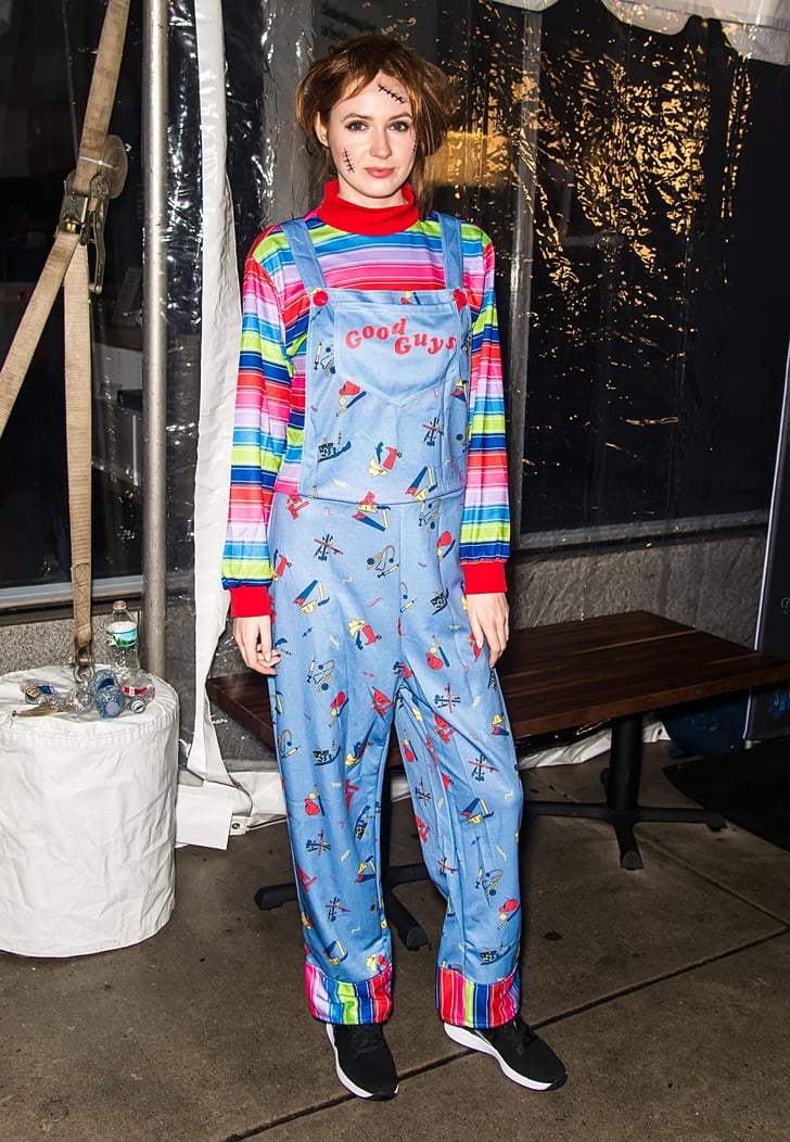 Karen Gillan as Chucky Celebrity Halloween Costumes 2018 POPSUGAR