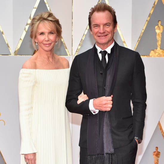 Sting and Trudie Styler at the 2017 Oscars
